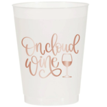 Sip Hip Hooray On Cloud Wine Cups- 6 Pack