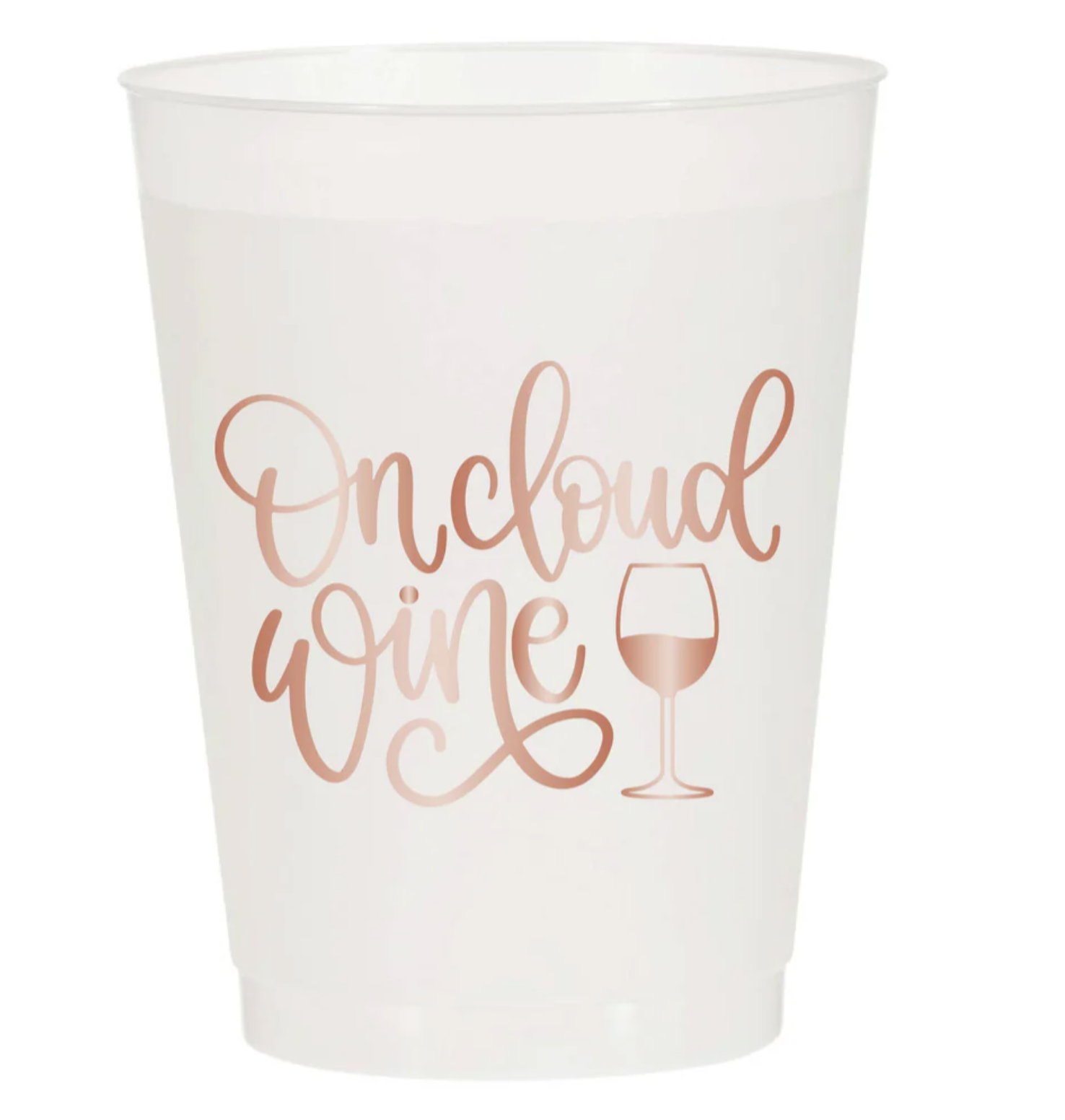 Sip Hip Hooray On Cloud Wine Cups- 6 Pack