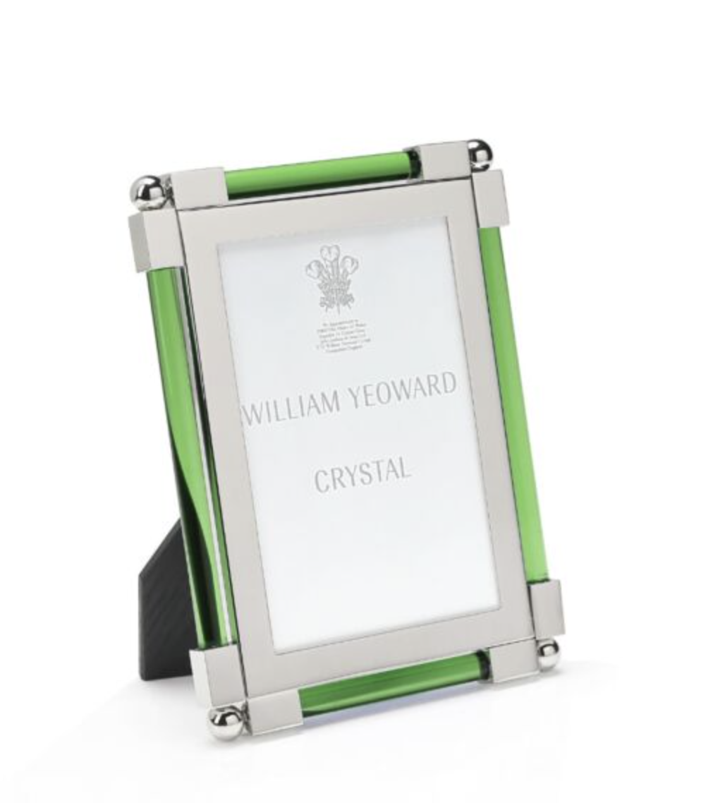 William Yeoward Classic Moss Green Photo Frame - 4"x6"