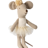 Maileg Ballerina Mouse, Little Sister - Off-white