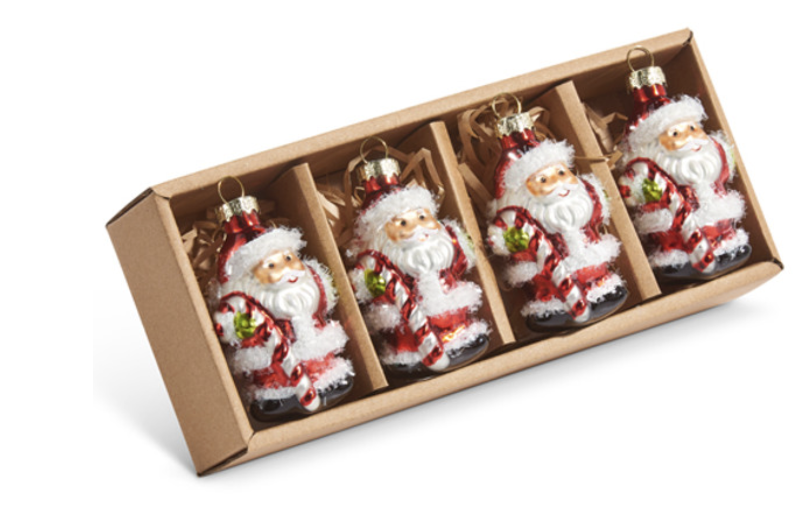 RAZ Imports Tinsel Santa Ornement