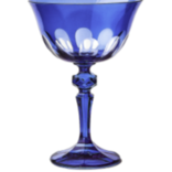 Sir Madam Rialto Glass Coupe Moon Glow (Dark Blue)