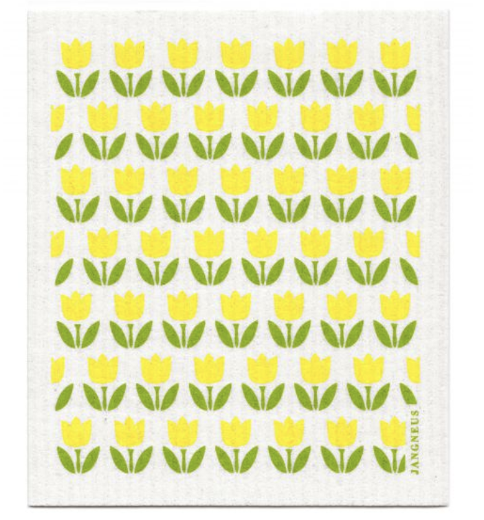 Jangneus Swedish Dishcloth Tulip Small Yellow