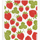Jangneus Swedish Dishcloth Strawberries Red