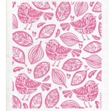 Jangneus Swedish Dishcloth Robins Pink