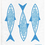 Jangneus Swedish Dishcloth Fish Turquoise
