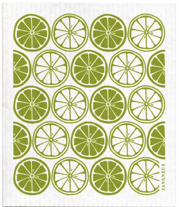 Jangneus Swedish Dishcloth Citrus Green