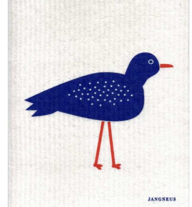 Jangneus Swedish Dishcloth Bird Blue