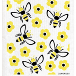 Jangneus Swedish Dishcloth Bees Yellow