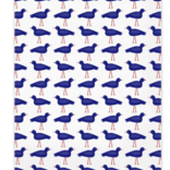 Jangneus Birds Kitchen Towel-Blue