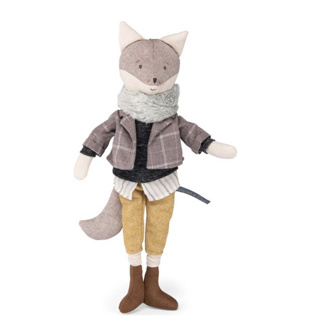 Moulin Roty-by Speedy Monkey Fox Doll Justin-The Little School of Dance