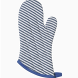 Now Designs by Danica Superior Royal Blue Narrow Stripe Oven Mitt