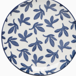 Now Designs by Danica Blue Floral Stamped Appetizer Plate 6 Inch