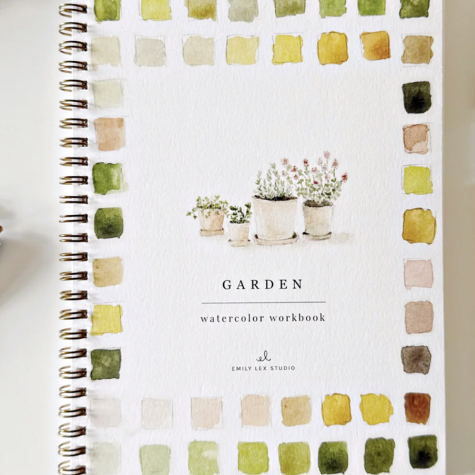 Emily Lex Studio Garden Watercolor Workbook