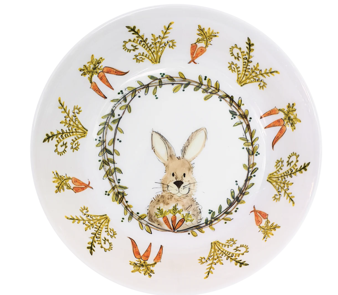 Always Relish Kid Melamine Bowl-Bunny