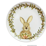 Always Relish Kid Melamine Plate Woodland Creature-Bunny