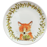 Always Relish Kid Melamine Plate Woodland Creature-Fox
