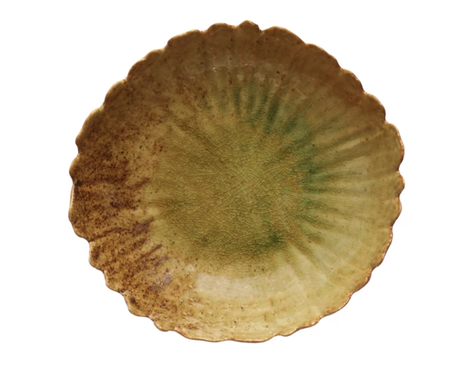 Creative CoOp 10.5" Stoneware Platter