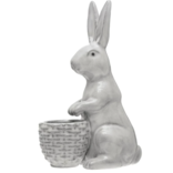 Creative Co-Op Stoneware Rabbit w/ Planter