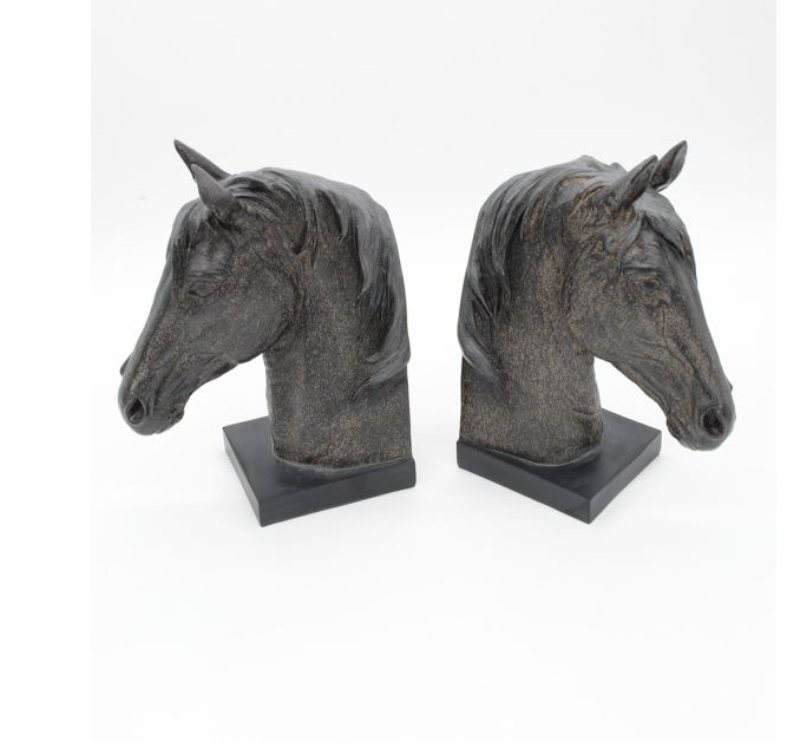 Chehoma Horse's head bookends ( 2 )