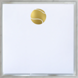 Black Ink Gold Foil Paddie Tennis