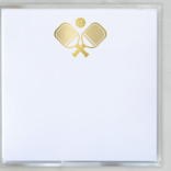 Black Ink Gold Foil Paddie Pickleball