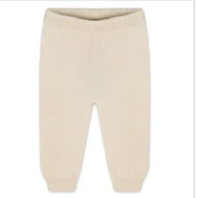 Viverano Pocket Sweater Knit Baby Legging Pants Natural 12-18