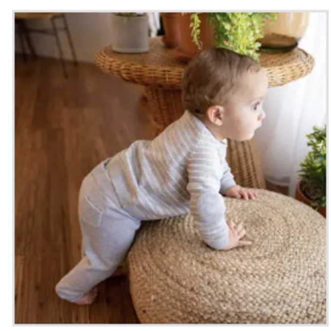 Viverano Milan Baby Legging Pants Sweater Knit  Heather Grey 0-3 mo