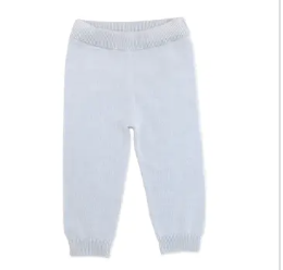 Viverano Milan Baby Legging Pants Sweater Knit Sky Blue 0-3