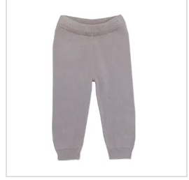 Viverano Milan Baby Legging Pants Sweater Knit Grey 6-12