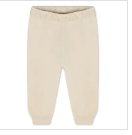 Viverano Milan Baby Legging Pants Sweater Knit Cream 12-18