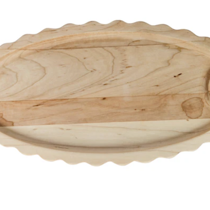 Nora Fleming Scalloped Anniversary Tray