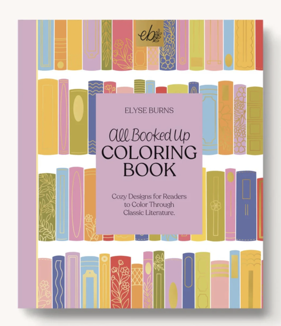 Elyse Breanne Design All Booked Up Coloring Book