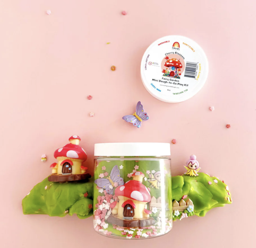 Earth Grown KidDoughs Fairy Garden Mini Dough to Go