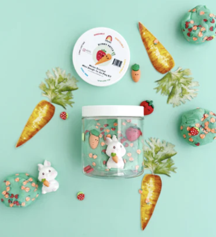 Earth Grown KidDoughs Bunny Patch Mini Dough-to-Go