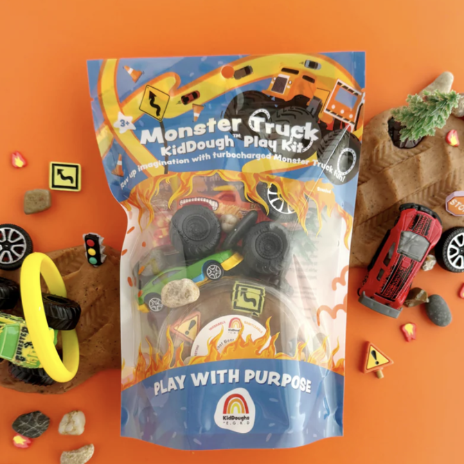 Earth Grown KidDoughs Monster Truck KidDough Play Kit