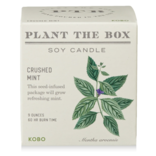 KOBO Crushed Mint Plant the Box Candle
