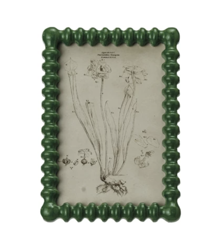 Creative Co-Op Wood Picture Frame- Green