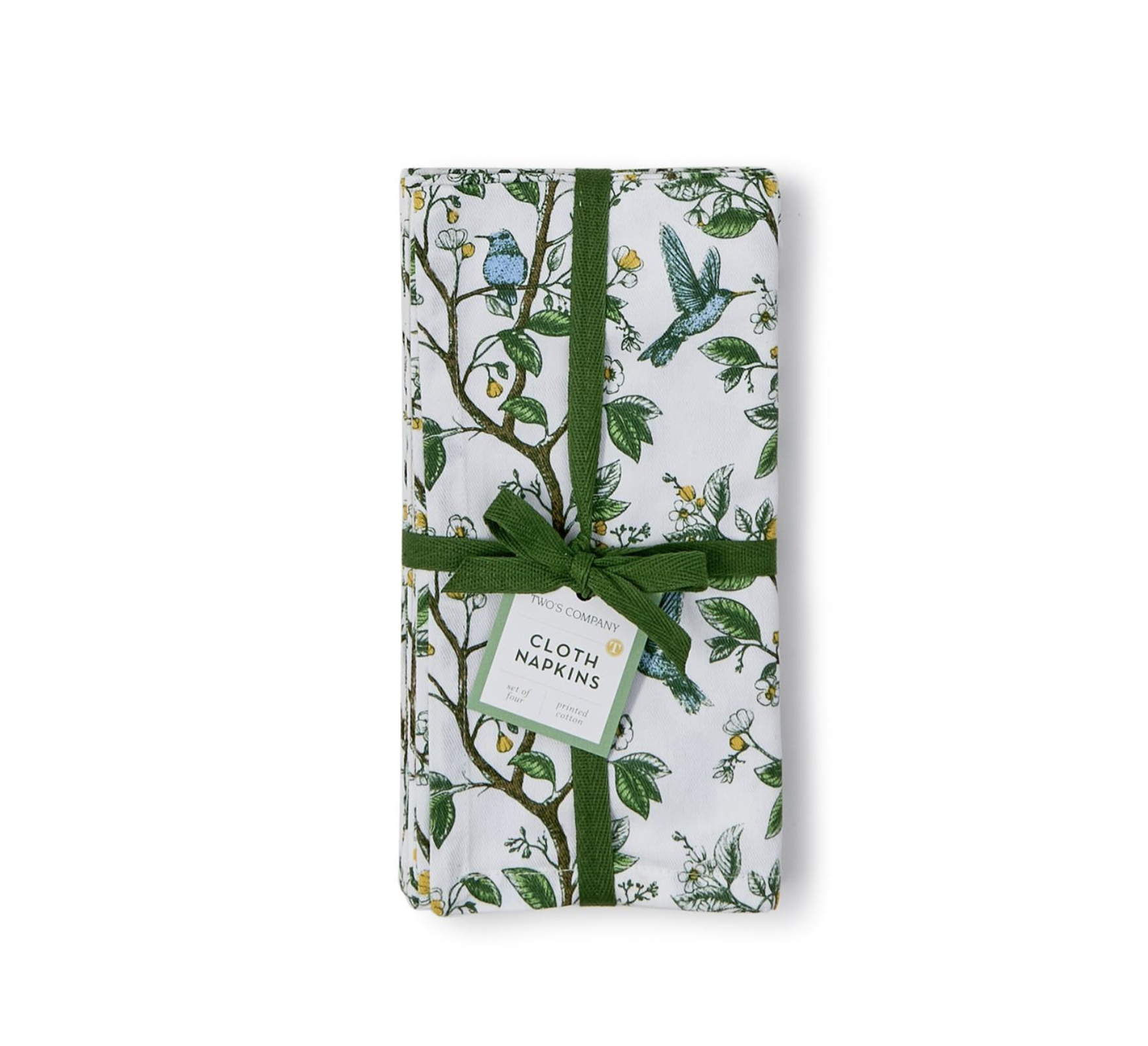 Two's Company S/4 Hummingbird Napkins