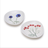 Artisanal Tidbit Bowl/Dish w/ Botanical Imprint