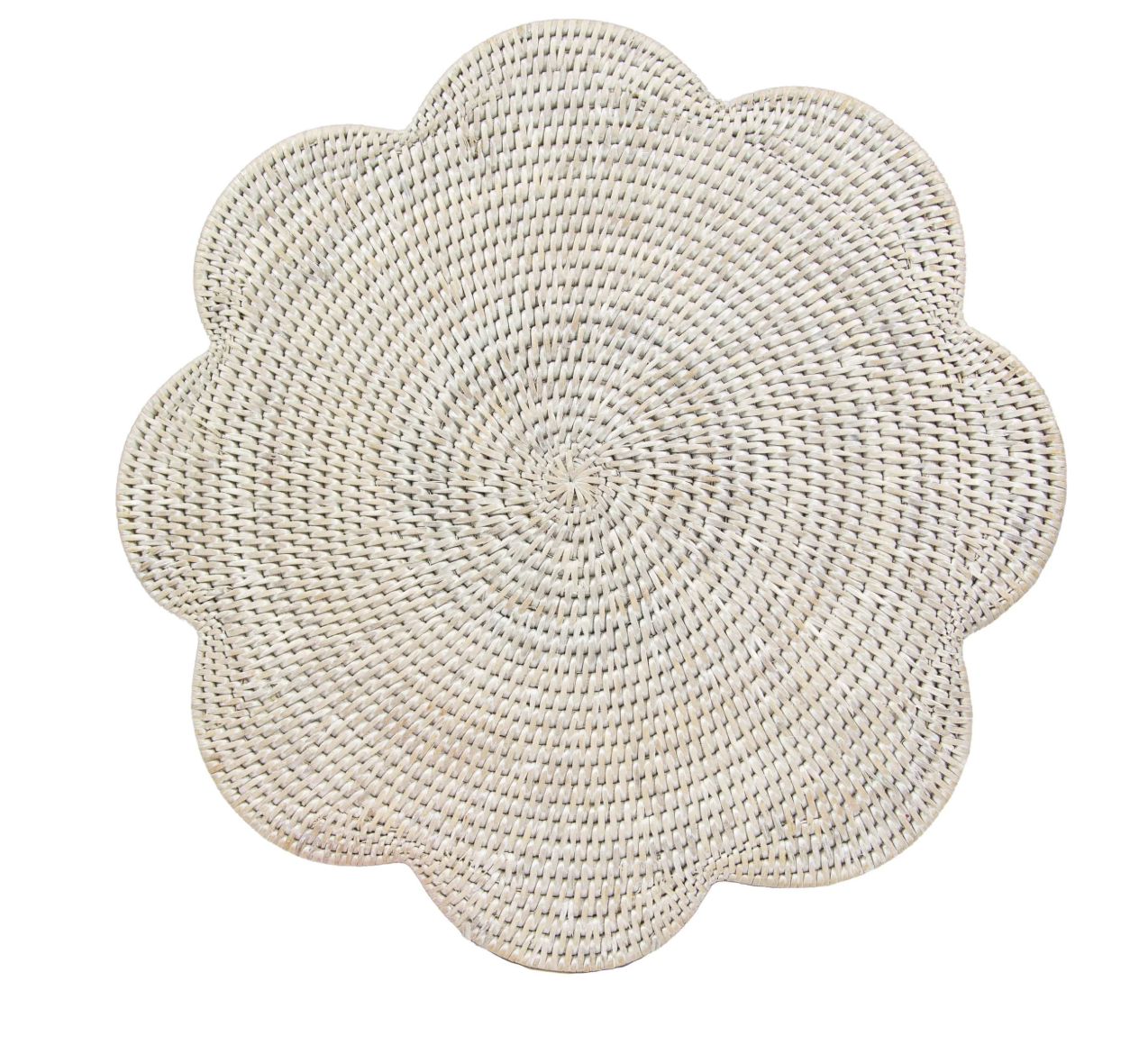 Caspari Rattan Placemats-White