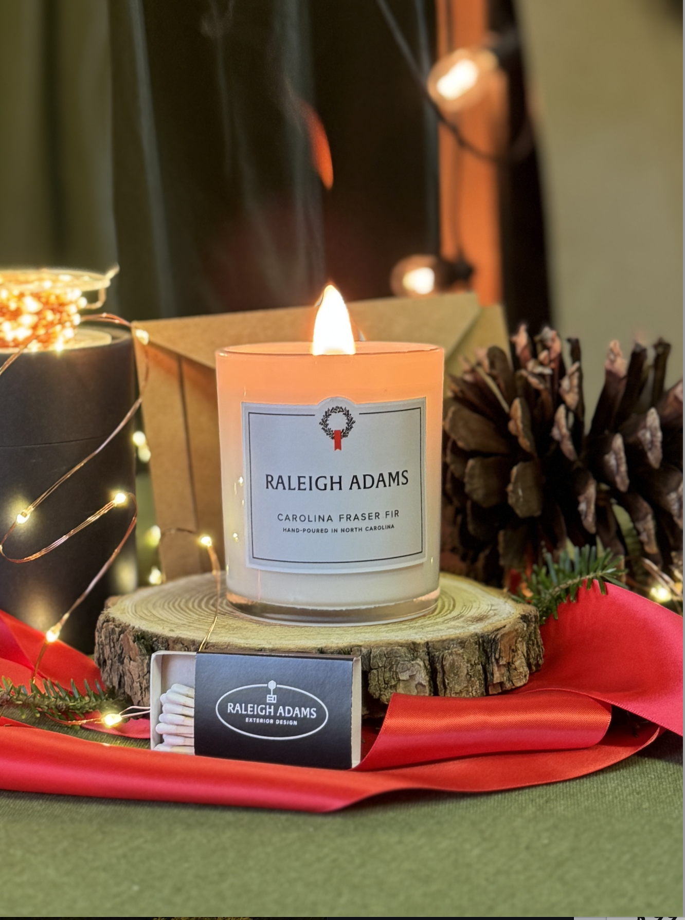 Raleigh Adams CAROLINA FRASER FIR CANDLE SET