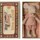 Maileg Big Sister Mouse in Matchbox - Polka Dot PJs
