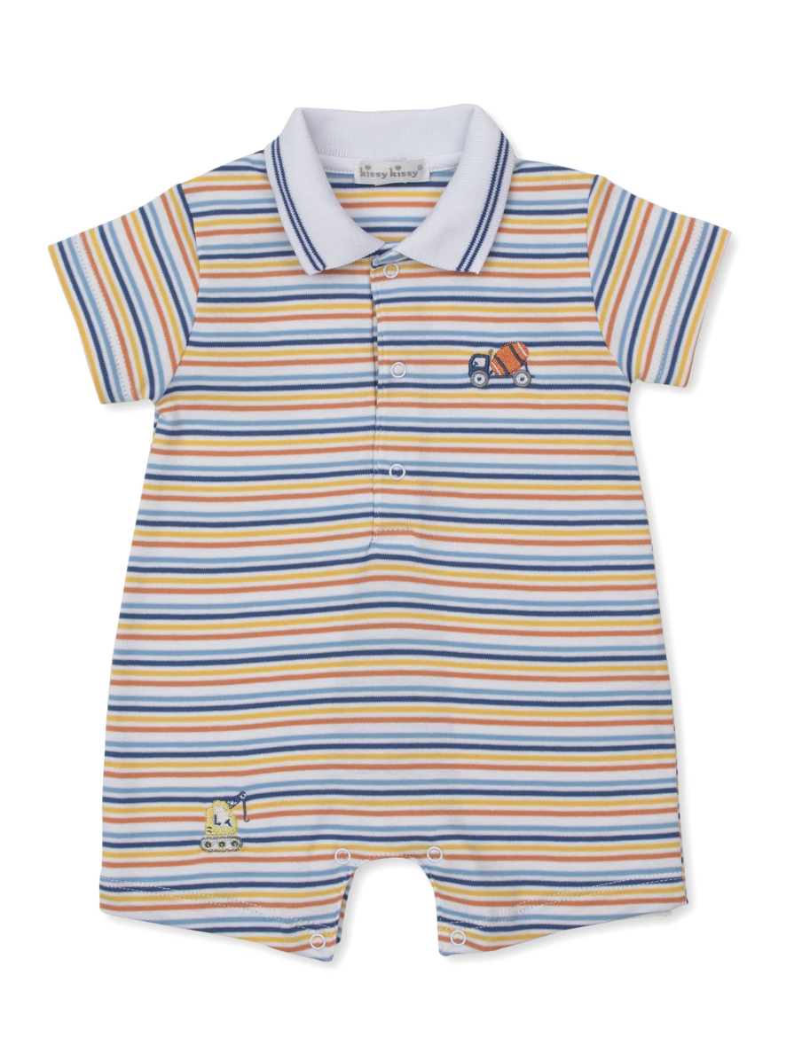 Kissy Kissy Construction Road Short Play-9 mos