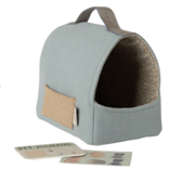 Maileg Pet Carrier - Dusty Blue