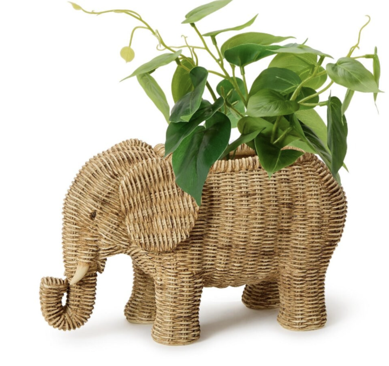 Two's Company Elephant Planter