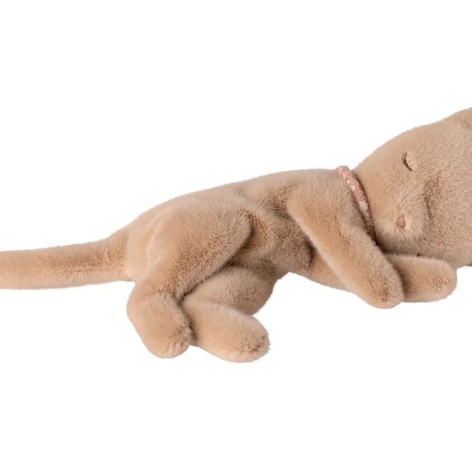Maileg Sleeping Kitten - Cream Peach - Small