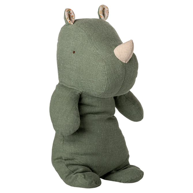 Maileg Safari Friends- Medium Rhino Sage
