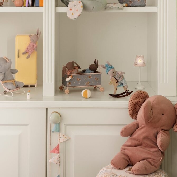 Maileg Safari Friends Elephant Med Rose