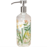 Now Designs by Danica Bees & Blooms Glass Soap Pump
